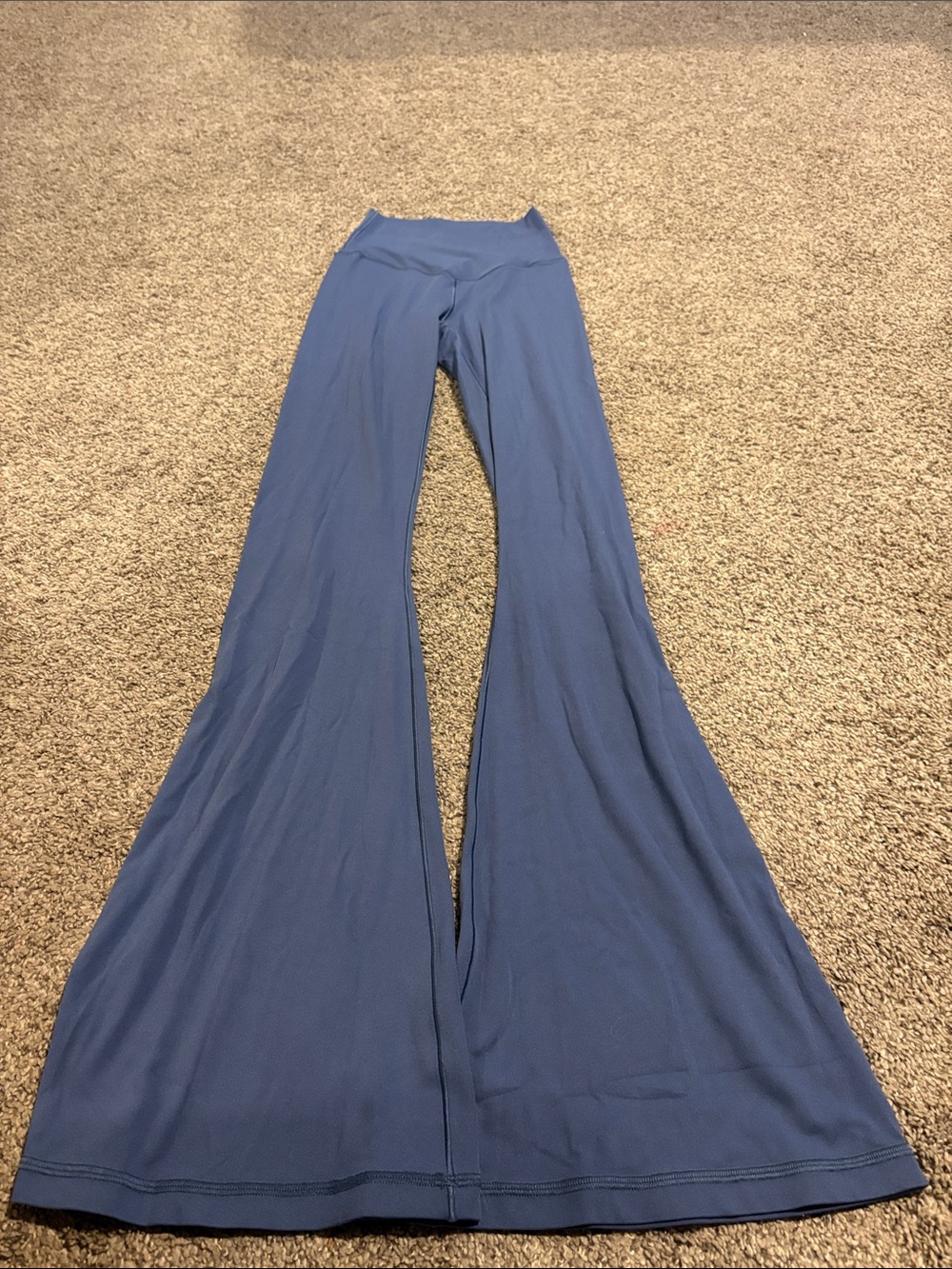 aerie Dusty Blue Wide-Leg Flare Pants